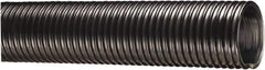 Kuriyama of America - 6" ID x 6.81" OD, 30 Max psi, 28 In. Hg, Dry Material Handling & Transfer Hose - Polyurethane Liner, PVC Cover, -40 to 150°F, 12" Bend Radius, 20' Coil Length, Black - Eagle Tool & Supply