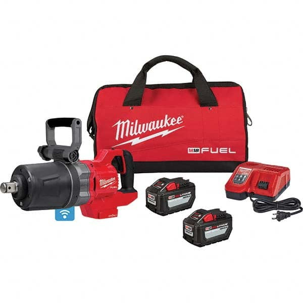 Milwaukee Tool - Cordless Impact Wrenches & Ratchets Voltage: 18.0 Drive Size (Inch): 1 - Eagle Tool & Supply