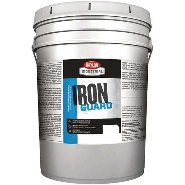 Krylon - 5 Gal White Gloss Finish Acrylic Enamel Paint - Interior/Exterior, Direct to Metal, 100 gL VOC Compliance - Eagle Tool & Supply