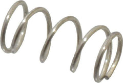 Value Collection - 0.12" OD, 0.012" Wire, 1/4" Free Length, Music Wire Compression Stock Springs Spring - 6.31 Lb Spring Rating - Eagle Tool & Supply