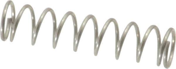 Value Collection - 0.12" OD, 0.012" Wire, 1/2" Free Length, Music Wire Compression Stock Springs Spring - 2.98 Lb Spring Rating - Eagle Tool & Supply
