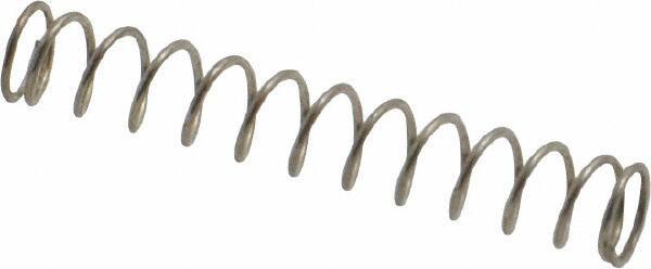 Value Collection - 0.12" OD, 0.012" Wire, 3/4" Free Length, Music Wire Compression Stock Springs Spring - 1.93 Lb Spring Rating - Eagle Tool & Supply