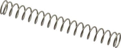 Value Collection - 0.12" OD, 0.012" Wire, 1" Free Length, Music Wire Compression Stock Springs Spring - 1.43 Lb Spring Rating - Eagle Tool & Supply