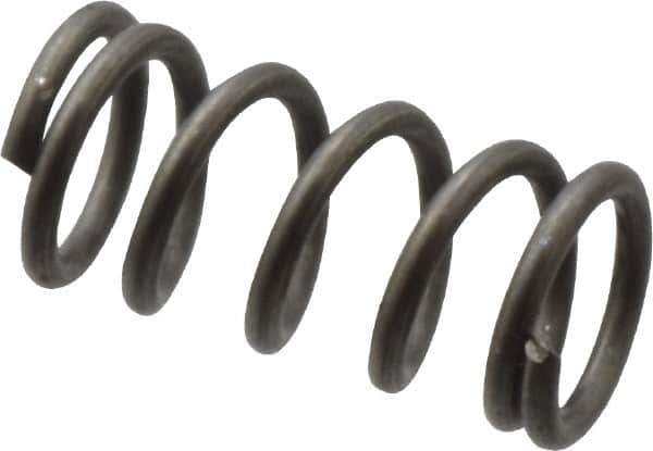 Value Collection - 0.12" OD, 0.016" Wire, 1/4" Free Length, Music Wire Compression Stock Springs Spring - 18.87 Lb Spring Rating - Eagle Tool & Supply
