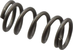 Value Collection - 0.12" OD, 0.016" Wire, 1/4" Free Length, Music Wire Compression Stock Springs Spring - 18.87 Lb Spring Rating - Eagle Tool & Supply