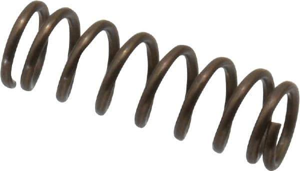 Value Collection - 0.12" OD, 0.016" Wire, 3/8" Free Length, Music Wire Compression Stock Springs Spring - 11.65 Lb Spring Rating - Eagle Tool & Supply