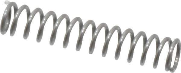 Value Collection - 0.12" OD, 0.016" Wire, 5/8" Free Length, Music Wire Compression Stock Springs Spring - 6.6 Lb Spring Rating - Eagle Tool & Supply