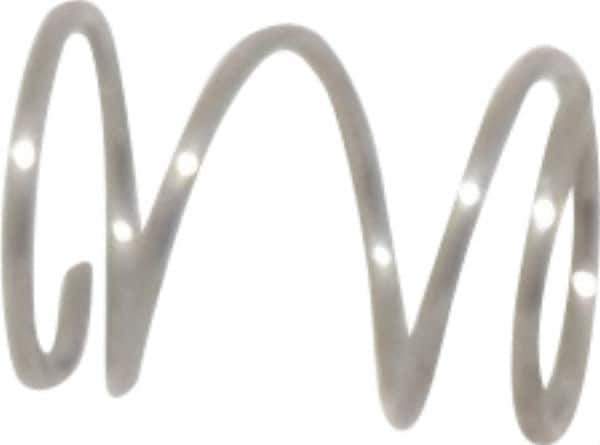 Value Collection - 0.18" OD, 0.016" Wire, 1/4" Free Length, Music Wire Compression Stock Springs Spring - 9.39 Lb Spring Rating - Eagle Tool & Supply
