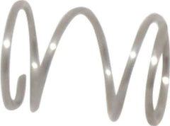 Value Collection - 0.18" OD, 0.016" Wire, 1/4" Free Length, Music Wire Compression Stock Springs Spring - 9.39 Lb Spring Rating - Eagle Tool & Supply