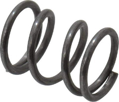 Value Collection - 0.18" OD, 0.02" Wire, 1/4" Free Length, Music Wire Compression Stock Springs Spring - 21.18 Lb Spring Rating - Eagle Tool & Supply