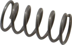 Value Collection - 0.18" OD, 0.02" Wire, 3/8" Free Length, Music Wire Compression Stock Springs Spring - 12.59 Lb Spring Rating - Eagle Tool & Supply
