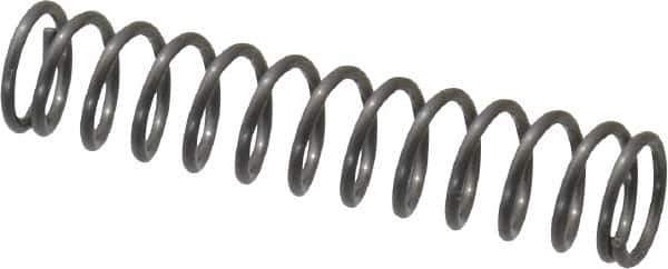 Value Collection - 0.18" OD, 0.02" Wire, 7/8" Free Length, Music Wire Compression Stock Springs Spring - 4.86 Lb Spring Rating - Eagle Tool & Supply