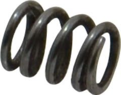 Value Collection - 0.18" OD, 0.026" Wire, 1/4" Free Length, Music Wire Compression Stock Springs Spring - 55.98 Lb Spring Rating - Eagle Tool & Supply