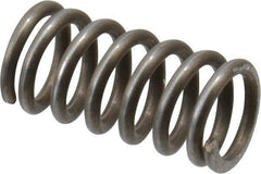Value Collection - 0.18" OD, 0.026" Wire, 3/8" Free Length, Music Wire Compression Stock Springs Spring - 32.65 Lb Spring Rating - Eagle Tool & Supply