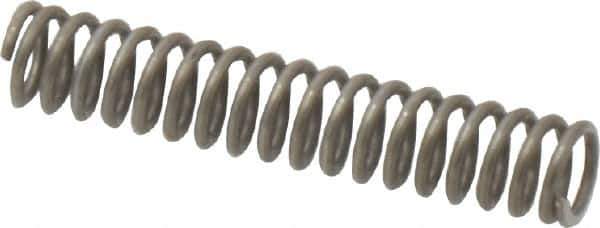 Value Collection - 0.18" OD, 0.026" Wire, 1" Free Length, Music Wire Compression Stock Springs Spring - 10.59 Lb Spring Rating - Eagle Tool & Supply
