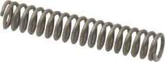 Value Collection - 0.18" OD, 0.026" Wire, 1" Free Length, Music Wire Compression Stock Springs Spring - 10.59 Lb Spring Rating - Eagle Tool & Supply