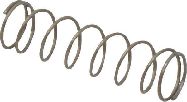 Value Collection - 0.24" OD, 0.02" Wire, 7/8" Free Length, Music Wire Compression Stock Springs Spring - 3.16 Lb Spring Rating - Eagle Tool & Supply