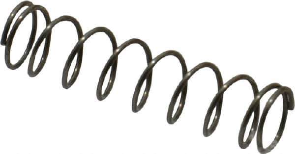 Value Collection - 0.24" OD, 0.02" Wire, 1" Free Length, Music Wire Compression Stock Springs Spring - 2.74 Lb Spring Rating - Eagle Tool & Supply