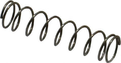 Value Collection - 0.24" OD, 0.02" Wire, 1" Free Length, Music Wire Compression Stock Springs Spring - 2.74 Lb Spring Rating - Eagle Tool & Supply