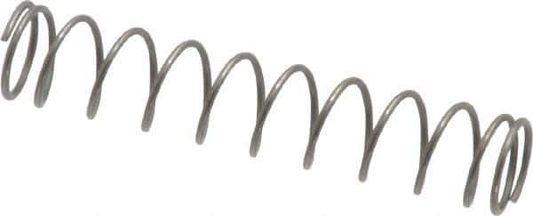Value Collection - 0.24" OD, 0.02" Wire, 1-1/4" Free Length, Music Wire Compression Stock Springs Spring - 2.16 Lb Spring Rating - Eagle Tool & Supply