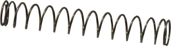 Value Collection - 0.24" OD, 0.02" Wire, 1-1/2" Free Length, Music Wire Compression Stock Springs Spring - 1.79 Lb Spring Rating - Eagle Tool & Supply