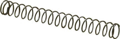 Value Collection - 0.24" OD, 0.02" Wire, 2" Free Length, Music Wire Compression Stock Springs Spring - 1.32 Lb Spring Rating - Eagle Tool & Supply