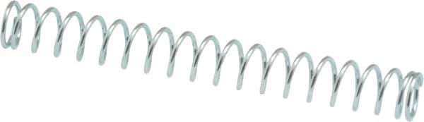 Value Collection - 0.24" OD, 0.026" Wire, 2" Free Length, Music Wire Compression Stock Springs Spring - 2.68 Lb Spring Rating - Eagle Tool & Supply
