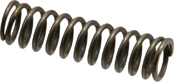 Value Collection - 0.24" OD, 0.032" Wire, 7/8" Free Length, Music Wire Compression Stock Springs Spring - 16.09 Lb Spring Rating - Eagle Tool & Supply