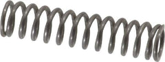 Value Collection - 0.24" OD, 0.032" Wire, 1" Free Length, Music Wire Compression Stock Springs Spring - 13.94 Lb Spring Rating - Eagle Tool & Supply