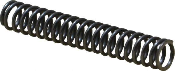 Value Collection - 0.24" OD, 0.032" Wire, 1-1/2" Free Length, Music Wire Compression Stock Springs Spring - 9.08 Lb Spring Rating - Eagle Tool & Supply