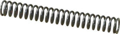 Value Collection - 0.24" OD, 0.032" Wire, 1-3/4" Free Length, Music Wire Compression Stock Springs Spring - 7.74 Lb Spring Rating - Eagle Tool & Supply