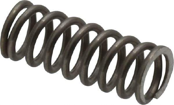 Value Collection - 0.24" OD, 0.035" Wire, 5/8" Free Length, Music Wire Compression Stock Springs Spring - 34.64 Lb Spring Rating - Eagle Tool & Supply