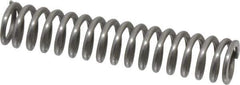 Value Collection - 0.24" OD, 0.035" Wire, 1-1/4" Free Length, Music Wire Compression Stock Springs Spring - 16.29 Lb Spring Rating - Eagle Tool & Supply