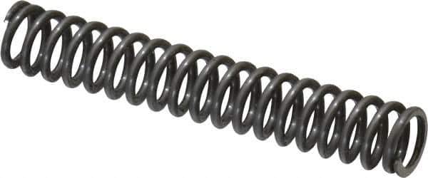 Value Collection - 0.24" OD, 0.035" Wire, 1-1/2" Free Length, Music Wire Compression Stock Springs Spring - 13.44 Lb Spring Rating - Eagle Tool & Supply