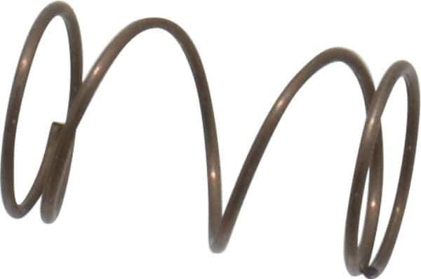 Value Collection - 0.3" OD, 0.02" Wire, 1/2" Free Length, Music Wire Compression Stock Springs Spring - 4.25 Lb Spring Rating - Eagle Tool & Supply