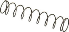 Value Collection - 0.3" OD, 0.02" Wire, 1-1/2" Free Length, Music Wire Compression Stock Springs Spring - 1.34 Lb Spring Rating - Eagle Tool & Supply