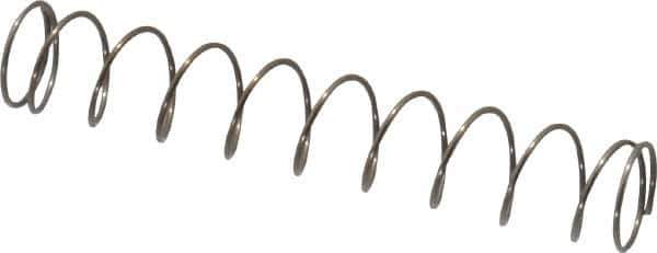 Value Collection - 0.3" OD, 0.02" Wire, 1-3/4" Free Length, Music Wire Compression Stock Springs Spring - 1.14 Lb Spring Rating - Eagle Tool & Supply
