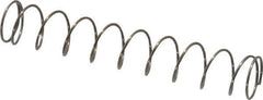 Value Collection - 0.3" OD, 0.02" Wire, 1-3/4" Free Length, Music Wire Compression Stock Springs Spring - 1.14 Lb Spring Rating - Eagle Tool & Supply