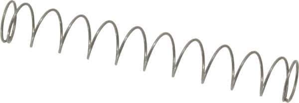 Value Collection - 0.3" OD, 0.02" Wire, 2" Free Length, Music Wire Compression Stock Springs Spring - 0.99 Lb Spring Rating - Eagle Tool & Supply