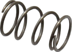 Value Collection - 0.3" OD, 0.026" Wire, 1/2" Free Length, Music Wire Compression Stock Springs Spring - 9.38 Lb Spring Rating - Eagle Tool & Supply