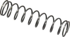 Value Collection - 0.3" OD, 0.026" Wire, 1-1/4" Free Length, Music Wire Compression Stock Springs Spring - 3.51 Lb Spring Rating - Eagle Tool & Supply