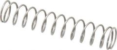 Value Collection - 0.3" OD, 0.026" Wire, 1-1/2" Free Length, Music Wire Compression Stock Springs Spring - 2.9 Lb Spring Rating - Eagle Tool & Supply