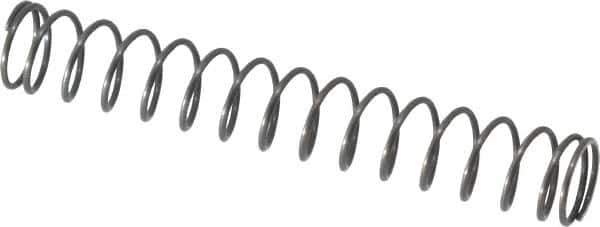 Value Collection - 0.3" OD, 0.026" Wire, 2" Free Length, Music Wire Compression Stock Springs Spring - 2.15 Lb Spring Rating - Eagle Tool & Supply
