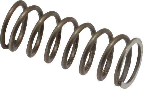 Value Collection - 0.3" OD, 0.032" Wire, 3/4" Free Length, Music Wire Compression Stock Springs Spring - 12.65 Lb Spring Rating - Eagle Tool & Supply