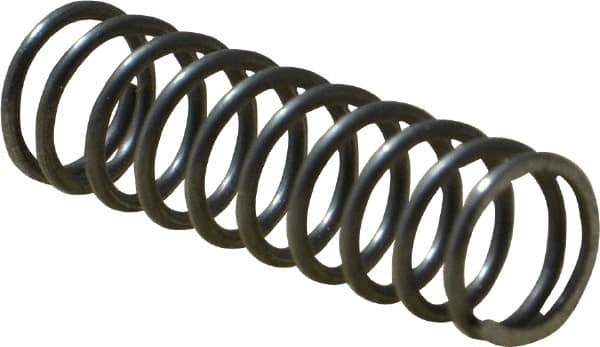 Value Collection - 0.3" OD, 0.032" Wire, 1" Free Length, Music Wire Compression Stock Springs Spring - 9.27 Lb Spring Rating - Eagle Tool & Supply