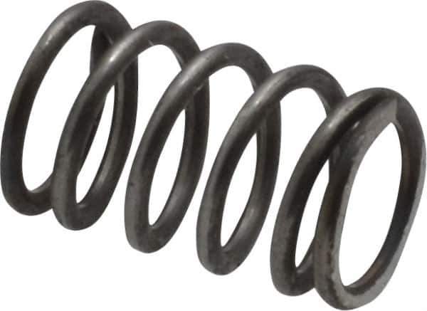 Value Collection - 0.3" OD, 0.035" Wire, 1/2" Free Length, Music Wire Compression Stock Springs Spring - 27.55 Lb Spring Rating - Eagle Tool & Supply