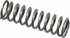 Value Collection - 0.3" OD, 0.035" Wire, 1" Free Length, Music Wire Compression Stock Springs Spring - 12.74 Lb Spring Rating - Eagle Tool & Supply
