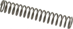 Value Collection - 0.3" OD, 0.035" Wire, 1-3/4" Free Length, Music Wire Compression Stock Springs Spring - 7.05 Lb Spring Rating - Eagle Tool & Supply