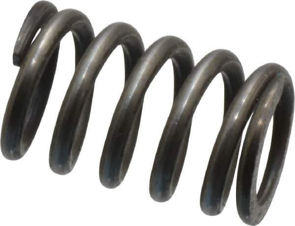 Value Collection - 0.3" OD, 0.041" Wire, 1/2" Free Length, Music Wire Compression Stock Springs Spring - 51.85 Lb Spring Rating - Eagle Tool & Supply