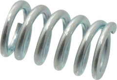 Value Collection - 0.3" OD, 0.047" Wire, 1/2" Free Length, Music Wire Compression Stock Springs Spring - 93.61 Lb Spring Rating - Eagle Tool & Supply